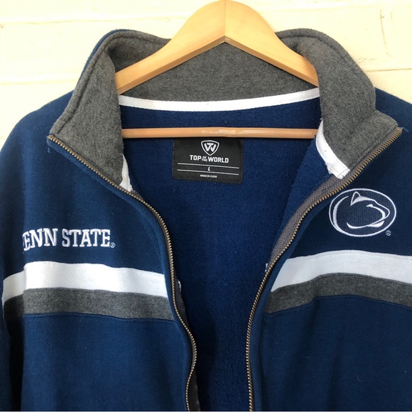Penn State fleece zip up sweater. - Picture 3 of 4